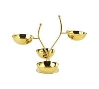 AMISENK Plateau de service portable multi-compartiments avec bols pour condiments et apéritifs lors d'événements Passe au lave-vaisselle