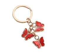 AMISENK Porte-clés papillon en acrylique à suspendre pour sac à main - Accessoire de décoration pour filles et femmes, E4113