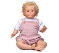 AMISENK Poupée de sommeil de 53 cm pour figurines d'action Jouet d'interaction Doux Confortable Rembourré Caucasien Mignon Renaître avec E Poupées réalistes Bébé Fille