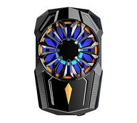 AMISENK Refroidisseur de téléphone à faible bruit pour le streaming en direct en plein air Vlog Mobile Gaming Dissipate la chaleur Cooler