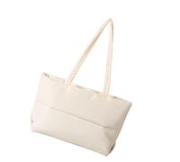 AMISENK Sac à bandoulière élégant en nylon résistant à l'eau avec plusieurs poches - Capacité spacieuse pour l'entraînement quotidien ou le bureau - Sac à main tendance et décontracté, beige, One Size
