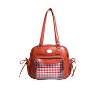 AMISENK Sac à bandoulière en polyuréthane transparent compact et léger sous les bras pour congrès shopping et quotidien essentiel Anime, b, One Size