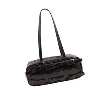AMISENK Sac à bandoulière tendance en cuir PU pour femme avec nœud pour le shopping et les rendez-vous galants avec grande capacité Sac à main tendance coréen, Noir , One Size