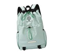 AMISENK Sac à dos avec cordon de serrage pour homme et femme - Léger - Avec sangle de tapis de yoga - Résistant à l'eau - Sac à dos pour ordinateur portable - Sac à dos de sport, gym,