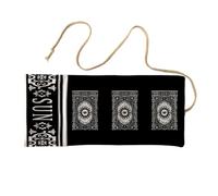 AMISENK Sac de rangement pour cartes sur le thème mystique - Durable - Tissu en polylin coloré - Résistant à l'eau - Pliable - Pour divination - Organisateurs de jeux polyvalents