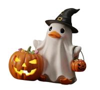 AMISENK Statue de colophane orientée Halloween Partie de pont de célébration Substance permanente pour étagère de jardin Sinon Affichage d'ordinateur Coffre-fort non mortel Halloween Home Deck