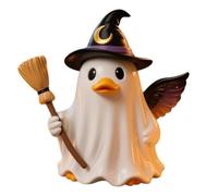 AMISENK Statue de colophane orientée Halloween Partie de pont de célébration Substance permanente pour étagère de jardin Sinon Affichage d'ordinateur Coffre-fort non mortel Halloween Home Deck