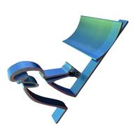 AMISENK Support créatif pour rouleau de papier de salle de bain - Structure imprimée - Support pour serviettes en papier - Installation facile