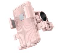 AMISENK Support de téléphone pour vélo avec poignée antidérapante à dégagement rapide pour appareils de 4,7 à 7,2 pouces pour moto, scooter, guidon de téléphone