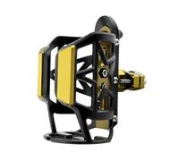 AMISENK Support permanent en aluminium pour bouteille d'eau pour motos, rotation flexible, angle modifiable, peut accueillir des bidons de 55 à 85 mm, rangement d'équipement de crise, propriétaire de