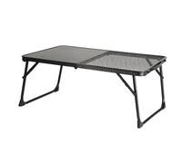 AMISENK Table de camping pliable en demi-maille, grille de cuisson, table de pique-nique, table de pique-nique, table de dîner, table de cuisson, table de surfeu, bureau