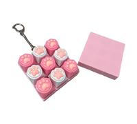 AMISENK Testeur de touches de dessin animé avec commentaires pour l'entraînement à la concentration, les voyages, porte-clés portable, jouet de bureau