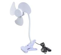 AMISENK Ventilateur de table à col de cygne réglable avec câble USB de 167 cm et base à clip pour économiser de l'espace pour la maison, le bureau, la pince de refroidissement pour accessoires