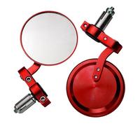 AMISENK Verre de rétroviseur de moto en aluminium avec grands angles et anti-érosion pour une conduite sûre et un montage facile sans outil d'installation de moto