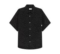 Amish, Homme, Chemises, Vert, Taille: M Chemise en viscose à imprimé léopard