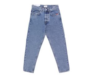 Amish, Homme, Jeans, Bleu, Taille: W34 Vrai Jean Slim en Denim Pierre