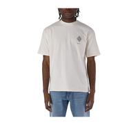 Amish, Homme, Tops, Blanc, Taille: L T-shirt en coton minimaliste