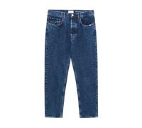 Amish - Jean Coupe Droite en Denim Pierre Légère - Homme - Jeans - Bleu - Taille: W35