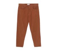 Amish - Jean Jeremiah Marron en Coton avec Logo Brodé - Homme - Jeans - Brun - Taille: W28
