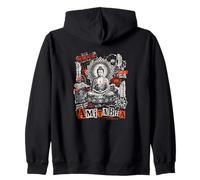 Amitabha Bouddha Infinite Light Infinite Life Zen Sweat à Capuche