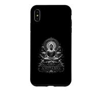Amitabha Bouddha Méditation Lotus Dharma Roue Mandala Coque pour iPhone XS Max