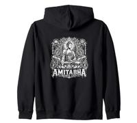 Amitabha Lotus de méditation Bouddha avec lumière Infinie Sweat à Capuche
