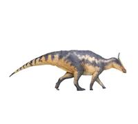 AMITD 1:35 Échelle Saurolophus PVC Dinosaure Animal Collection Decor (bleu)