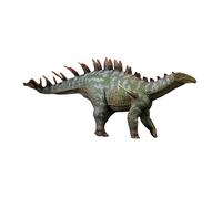 AMITD 1:35 Scale Dacentrurus Figurine Stegosaurus Stegosauridae Simulation Animal Science Art Model Dinosaur Collection Magnifique cadeau de décoration pour adulte (vert)