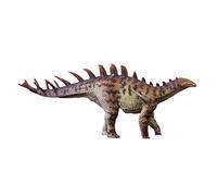 AMITD 1:35 Scale Dacentrurus Figurine Stegosaurus Stegosauridae Simulation Animal Science Art Model Dinosaur Collection Magnifique cadeau de décoration pour adulte (vert)