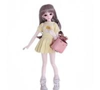 AMITD 1/4 BJD Poupée Kawaii Move Joints Maquillage fait main 45,7 cm Collectible Cartoon Doll up Dolls The (J)