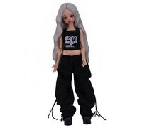 AMITD 1/4 BJD Poupée Kawaii Move Joints Maquillage fait main 45,7 cm Collectible Cartoon Doll up Dolls The (E)