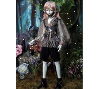 AMITD 1/4 BJD Poupée Kawaii Poupée Move Joints Maquillage Fait à la Main 45,7 cm Collectible Cartoon Dress up Dolls The (D)