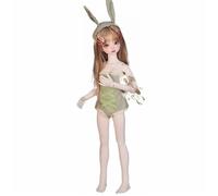 AMITD 1/4 BJD Poupée Kawaii Poupée Move Joints Maquillage Fait Main 45,7 cm Collectible Cartoon Dress up Dolls The (L)