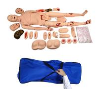 AMITD 5,6 ft Lifesize Burn Trauma Manikin w/Wound Modules & Bag for Nursing