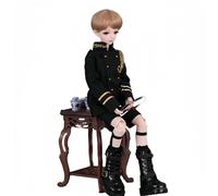 AMITD Bjd Dolls Poupées masculines 1/4 Bjd Doll Ball Jointed Dolls Résine fait à la main Maquillage collectable Action Figurine Le meilleur coffret cadeau (E)