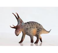 AMITD Ceratopsidae Échelle Diabloceratops 1:35 Figurines d'action Dinosaure Collection Cadeau décoratif (bleu avec boîte)