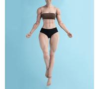 AMITD Échelle 1/6 Body Femme Worldbox Muscler Version 30,5 cm Flexible Suntan Skin Miniature Action Figurine Soldat Body Doll Collection sans tête Sculpt