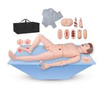 AMITD Life-Size Male Care Manikin w/Swappable Genitals & Module Bedsor 4 Stages