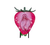 AMITD Modèle fraise vulve, 16 x 17 cm, entraîneur génital féminin pour salon et éducation des patients