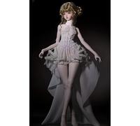 AMITD Poupée 1/4 Bjd Doll Fashion Anime Ball Jointed Dolls Mignon Résine Action Figure Fait à la main, Décoration de la Maison, Cadeaux Collectibles (E)