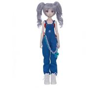 AMITD Poupée 1/4 Bjd Poupée Mode Anime Ball Jointed Dolls Mignon Résine Action Figure Fait à la main, Décoration de la Maison, Cadeaux Collectibles (T)