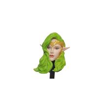 AMITD Sculpture de tête féminine à échelle 1/6, elfe fille, tête de fée en plastique sculptée pour 30,5 cm PH TBL JO Soldat Action Figure Collection (I)