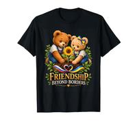 Amitié au-delà des frontières Russie Ukraine Ours T-Shirt