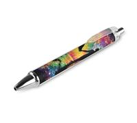 Amitié avec stylos à bille rétractables à pointe fine 0,5 mm Stylo d'écriture lisse pour journal à domicile ou bureau 1 pièce AS PIC 3