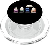 Amitié Clumsy Kawaii Ghost Friend-Group Forgetful Bestie PopSockets PopGrip pour MagSafe