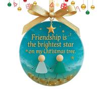 Amitié pour Noël, Souvenir d'amitié pour la Maison - d'arbre de Noël pour Amis - pour l'hiver, Thanksgiving, Anniversaire, fête, Vacances, sœurs, compagnons