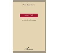 Amitié Sur le mode de Montaigne - Pierre-Paul Bracco - L'harmattan - broché - Roman