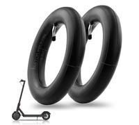 Amitor 8,5 Pouces Chambre a Air 50/75-6.1 Renforcée, Chambre à Air Trottinette 8 1/2 x2 con Valve 45° Argentée et Très Résistante Épaissie pour Xiaomi Pro 2 1S M365 Pro Mi3, pour Roue Auxiliaire, 2PCS