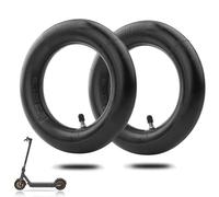 Amitor Chambre à Air 10 Pouces, 10 x 2,5 Chambre a Renforcé Pour scooter électrique Nine bot MAX G30, Kugoo M4, Soflow, Xiaomi M365, Pneu de Rechange à Double épaisseur avec Argentée Valve, 2PCS