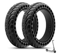 Amitor Pneu Plein 8 1/2 x2, Pneus Increvable 8,5 Pouces, Pneu Plein Trottinette 50/75-6.1, Roue Pleine Trottinette 8.5x2 Pouces pour Xiaomi Pro 2 1S M365 Mi 3, Zéro-Entretien & Haute Durabilité, 2PCS